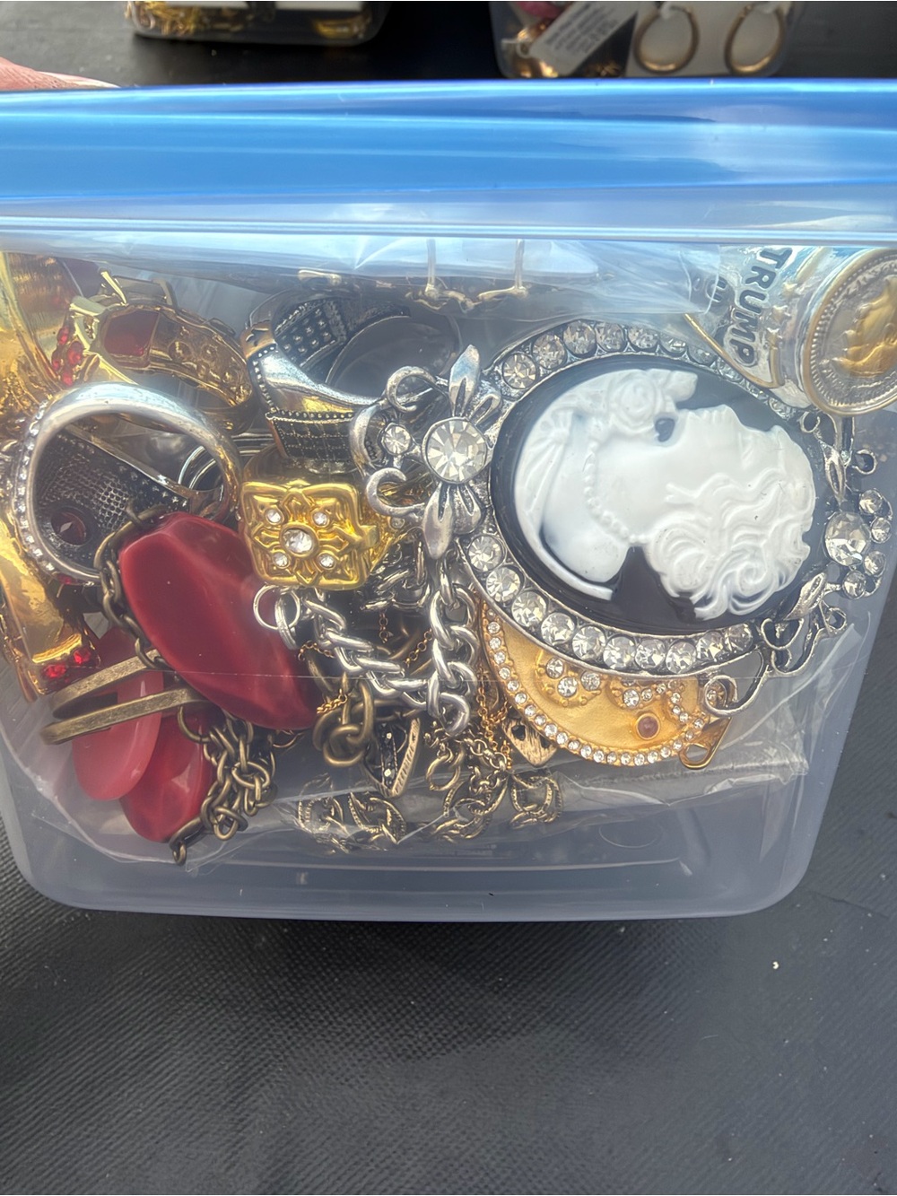 Gold and silver mix jewelry lot